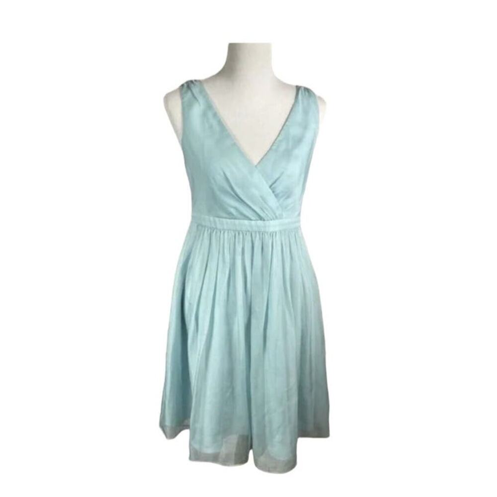 Anthropologie by Hitherto Light Blue Sleeveless‎ Midi Dress Size 0